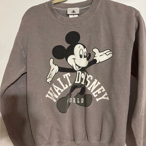 Disney Gray Mickey Mouse Sweatshirt